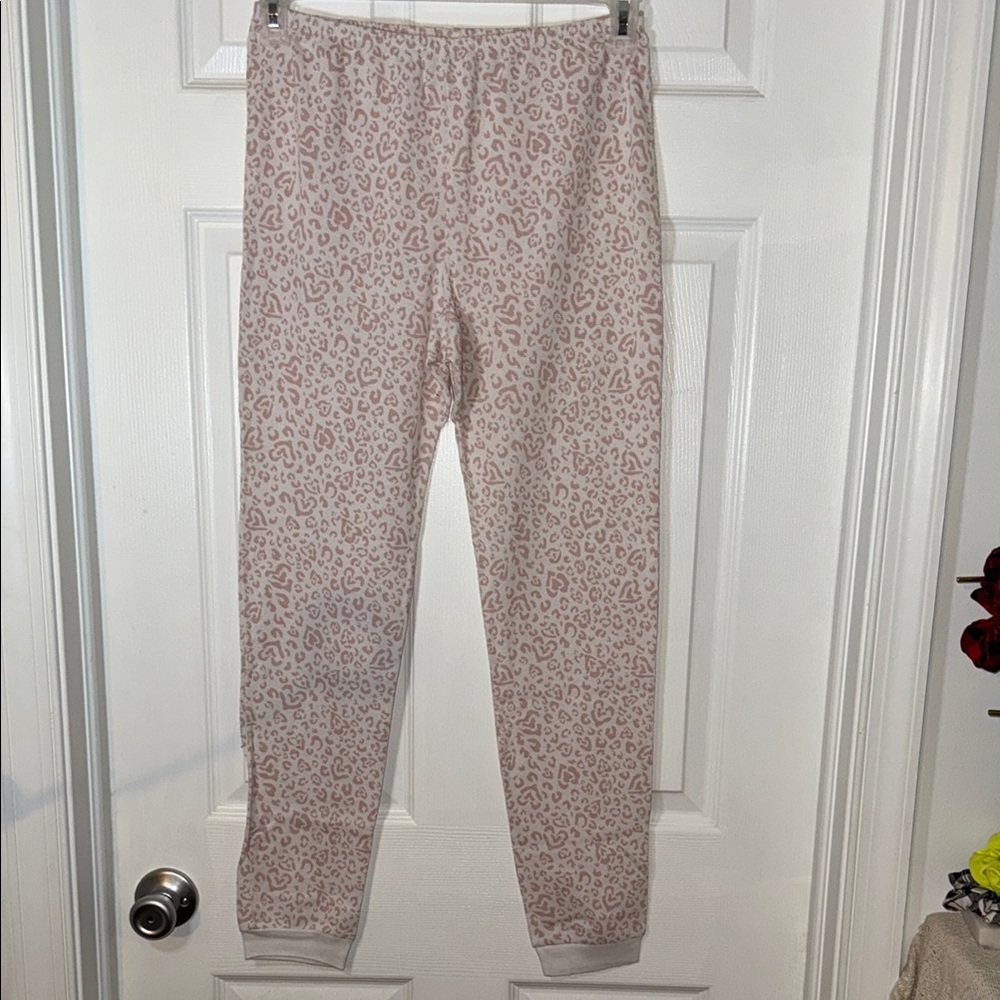 Mix & Co. Pink Leopard Lounge Pants/Long John’s